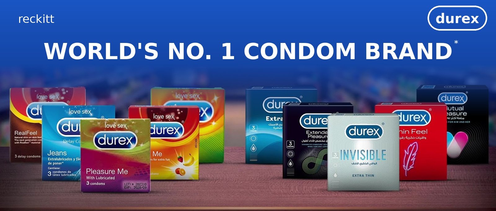 Durex, World's No. 1 Condom Brand