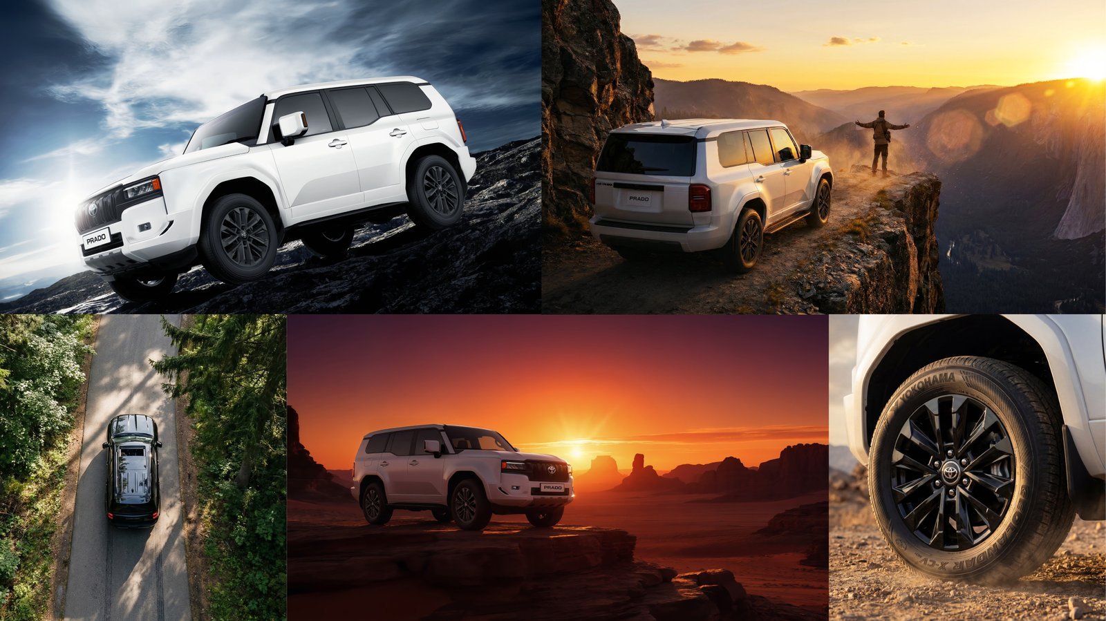 Toyota visual collage
